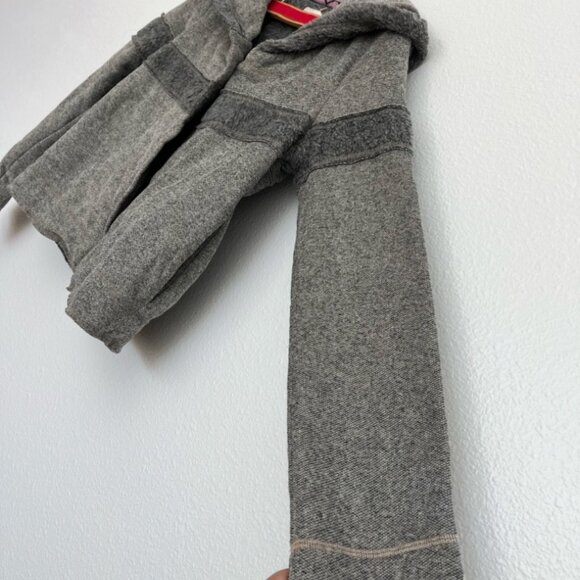 Prana Breathe Button Detail Fleece Lined Sz M Hoodie Grunge Vintage - Picture 5 of 15